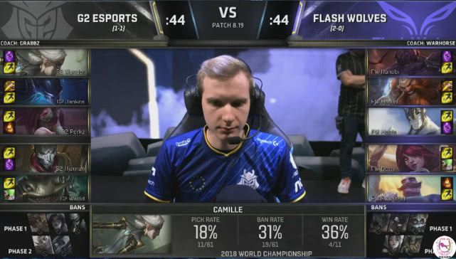 s8总决赛闪电狼演韩国队?输g2后adc露出迷之笑容