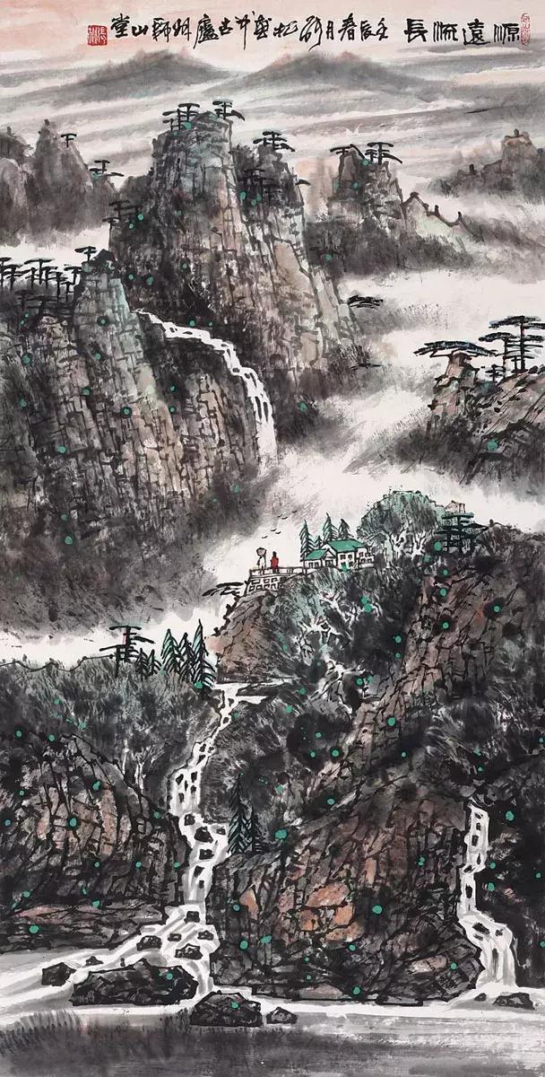 江南秀色亦苍劲——走近张松的江南山水画图