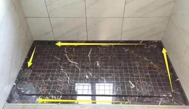 如今流行的浴室大理石拉槽设计,防滑排水不是事,好处真的太多了