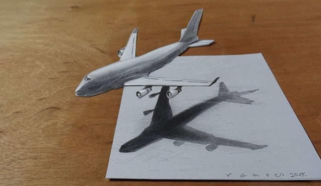 在纸上画一条写实的黑尾真鲨(使用 秒拍 录制)