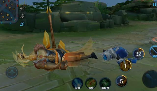 王者荣耀 3d视角下盘古的姿势好搞笑 特别是阵亡还带两种动作