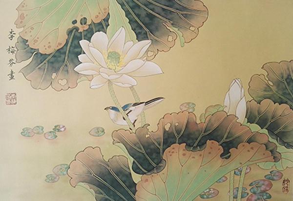 工笔画名家李梅芬