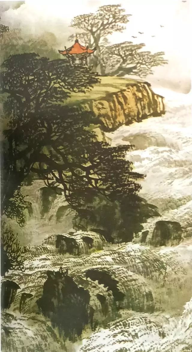 教你怎样画国画 云水的画法步骤|云和|画法|瀑布_新浪新闻