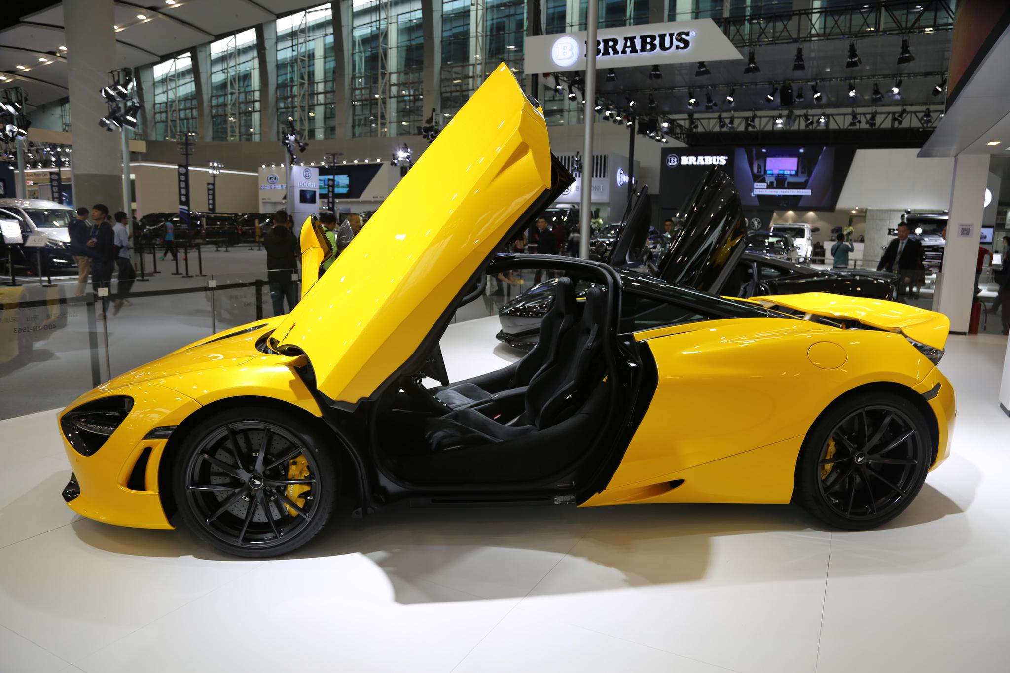 迈凯伦720s,350万级别超级跑车,车展实拍!