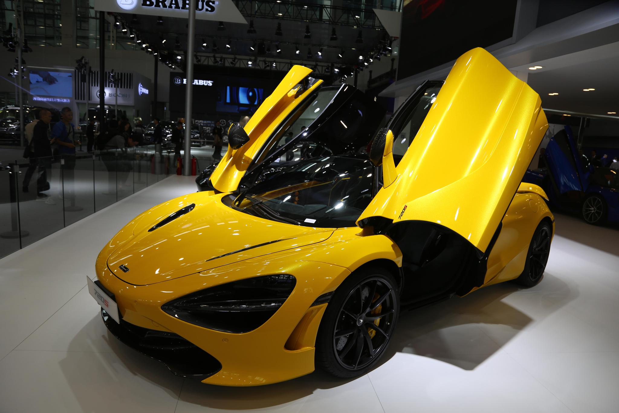 迈凯伦720s,350万级别超级跑车,车展实拍!