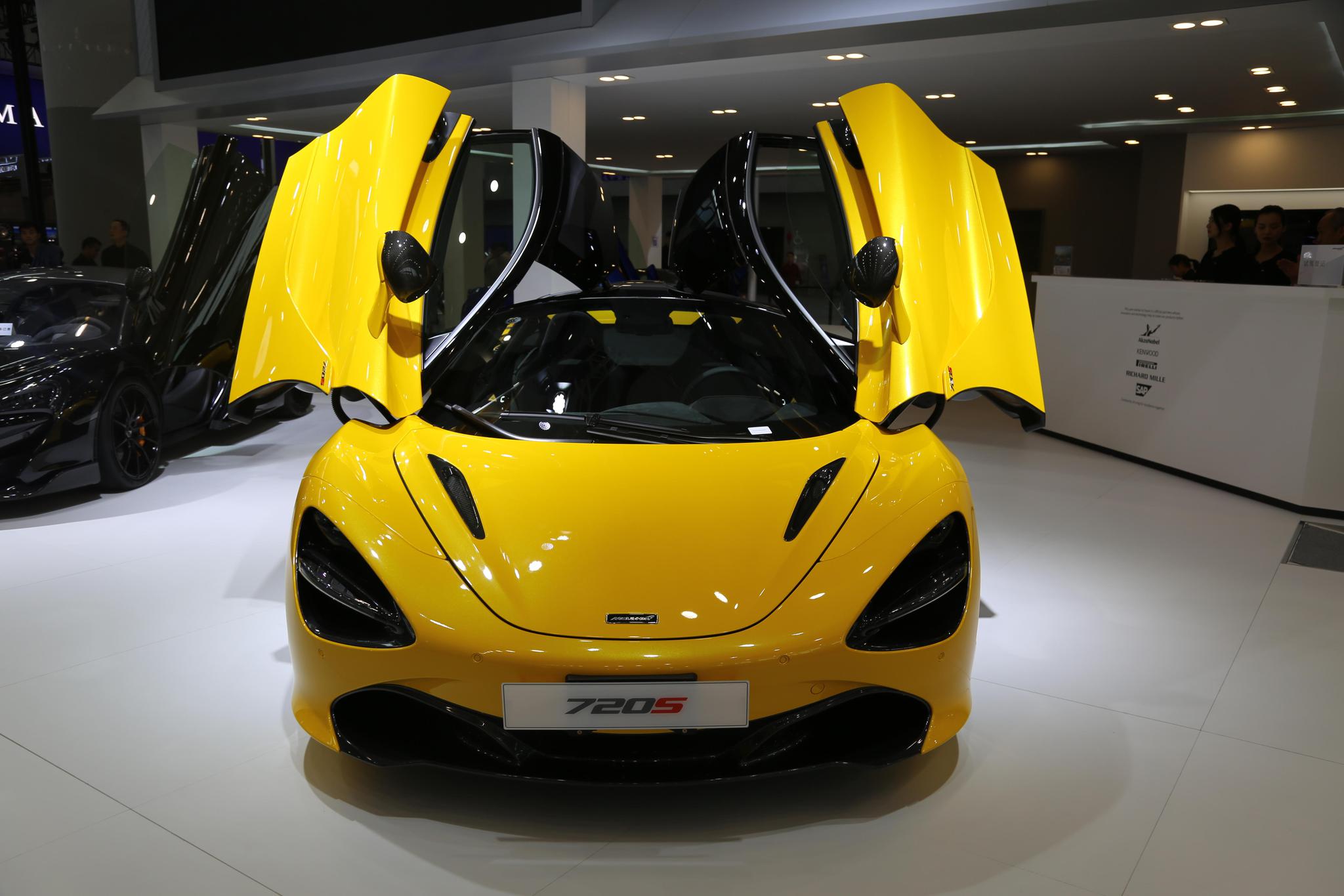 迈凯伦720s,350万级别超级跑车,车展实拍!
