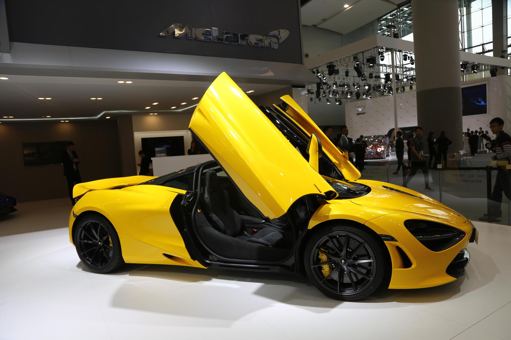 迈凯伦720s,350万级别超级跑车,车展实拍!