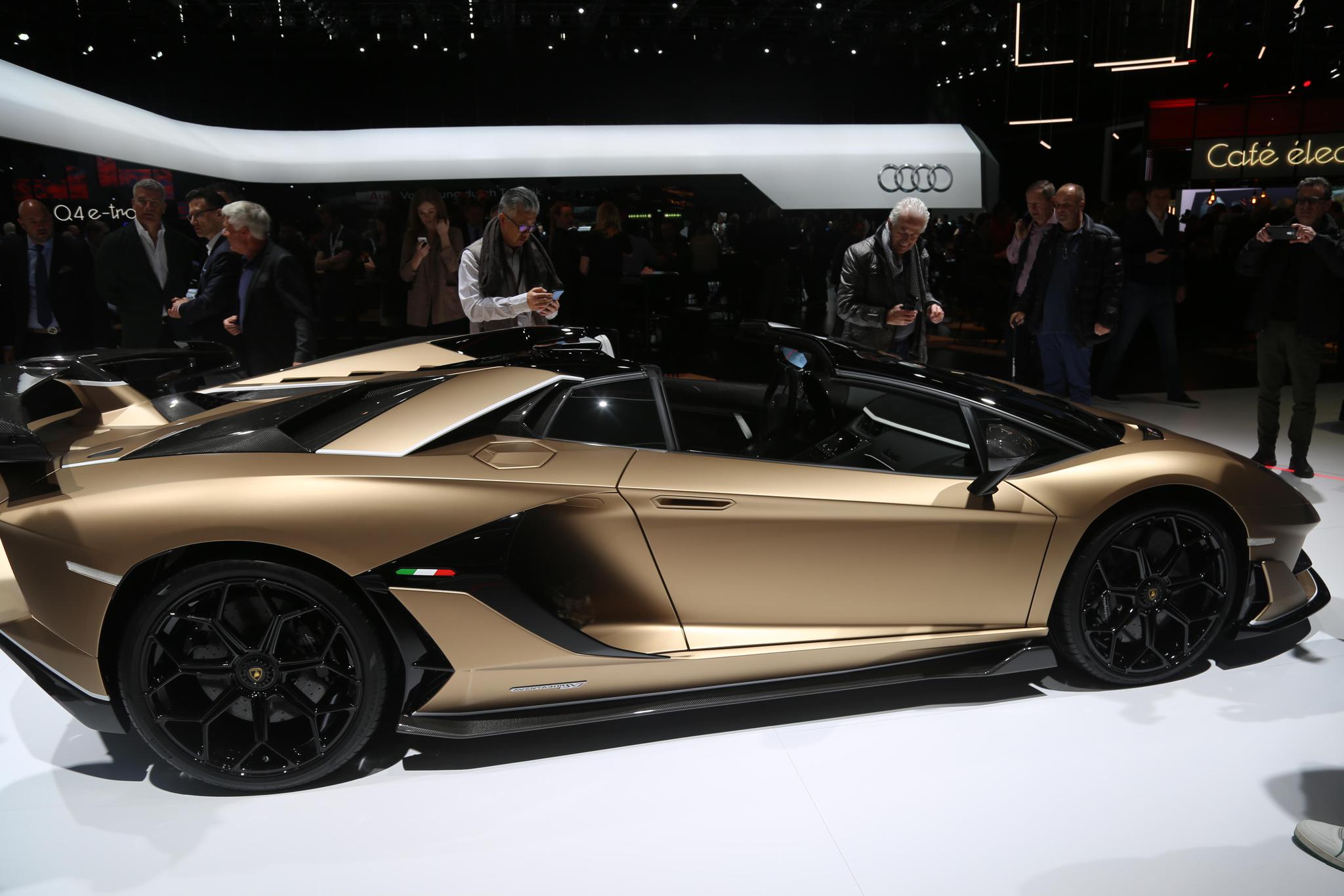 兰博基尼aventadorsvj敞篷版日内瓦车展首发