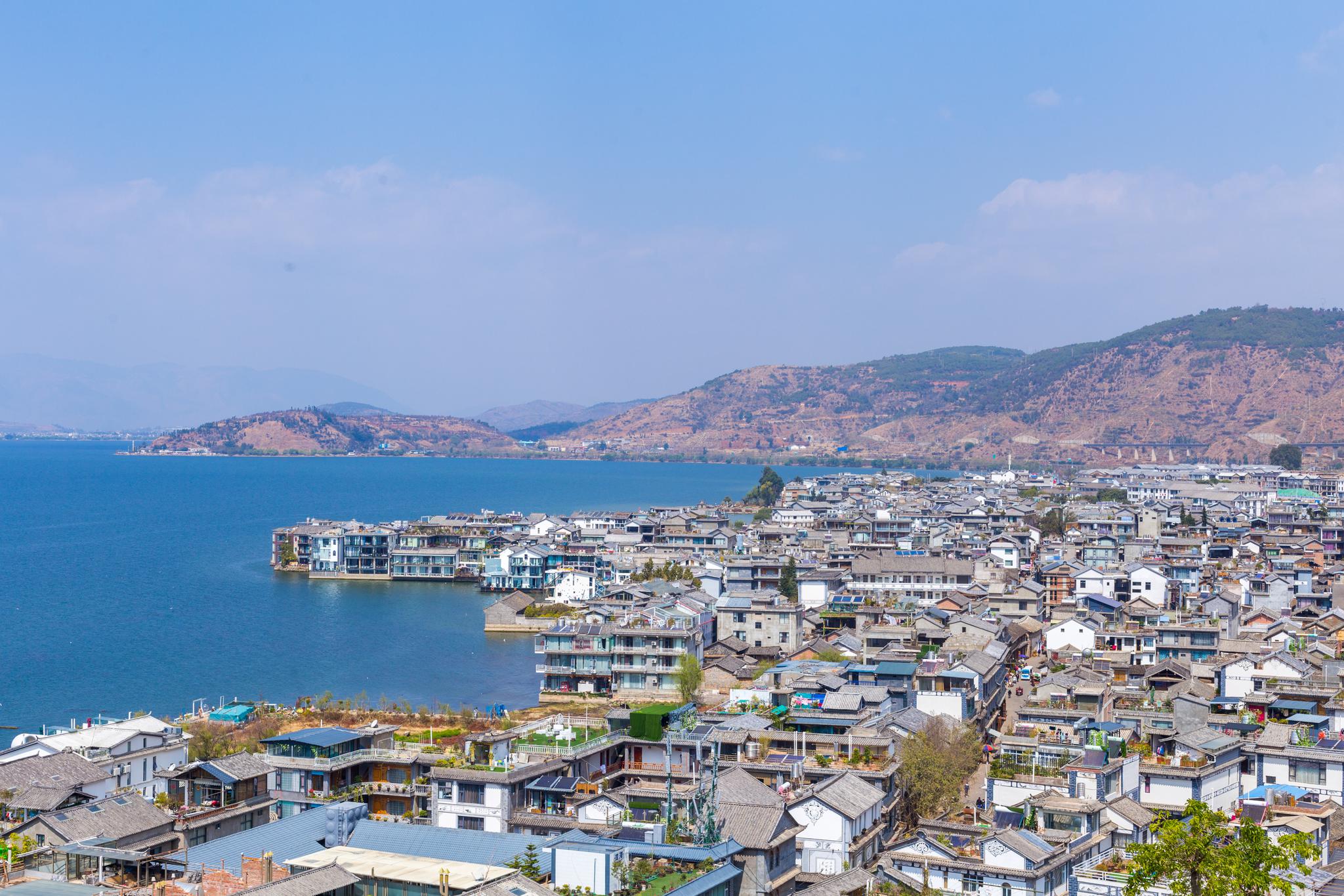 实拍大理双廊,天天修路的双廊已一去不复返