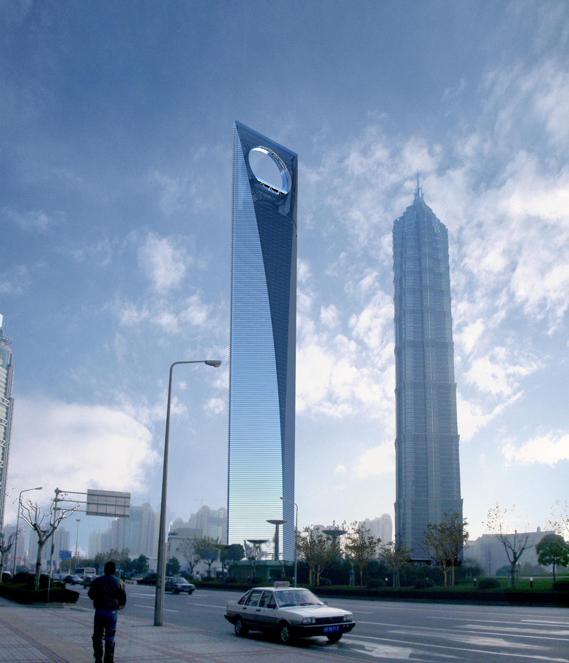 第一高楼不断刷新,上海就有两座,现在还挨在一块|地王大厦|第一高楼