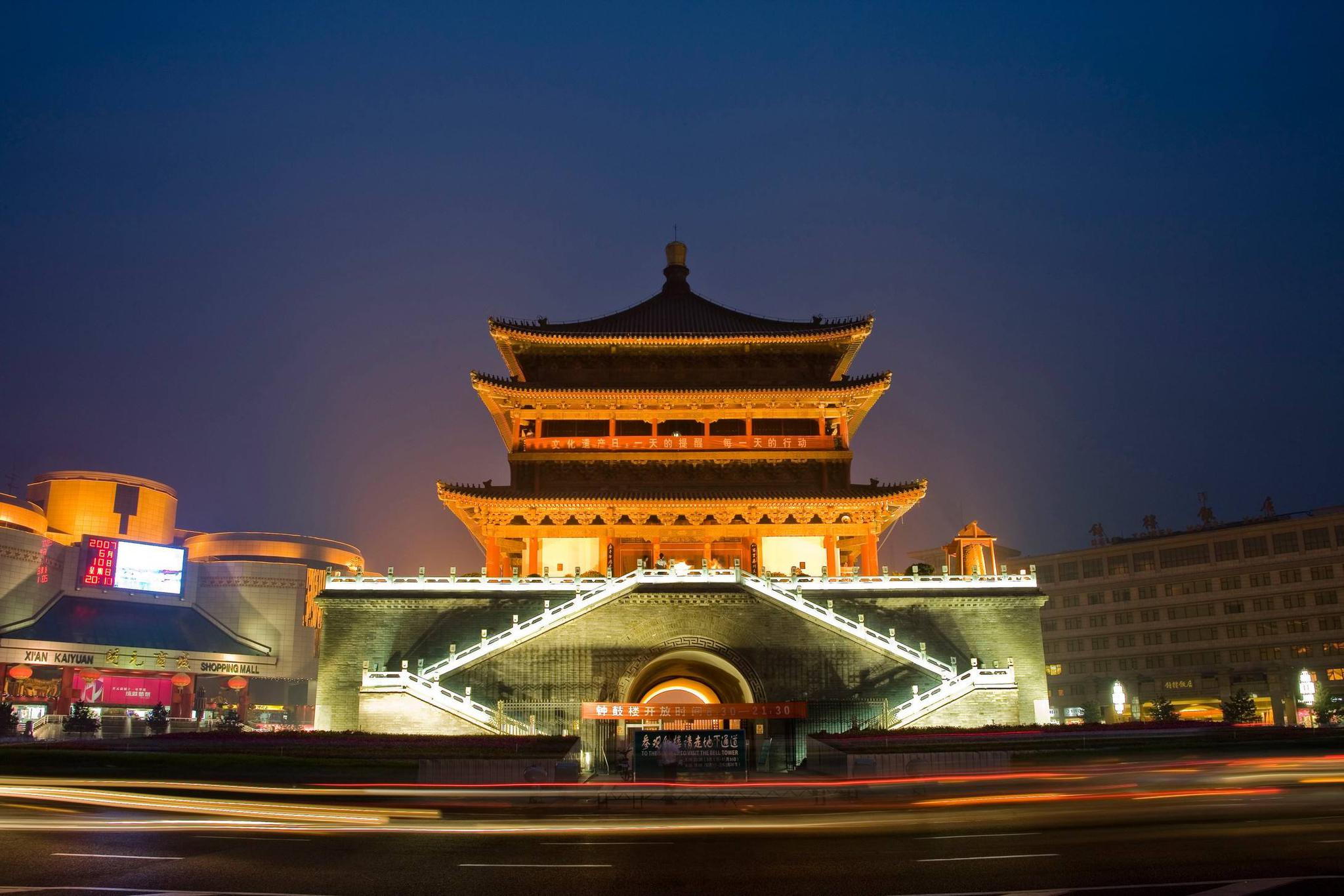 西安厚重的城墙遇城遇自己历史的痕迹舌尖的记忆