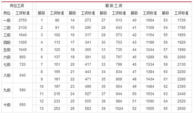 2019年事业单位专业技术人员的工资标准上调