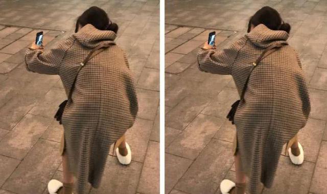 温婉帮路人拍照,拍摄姿势暴露"人品",难怪这么火!