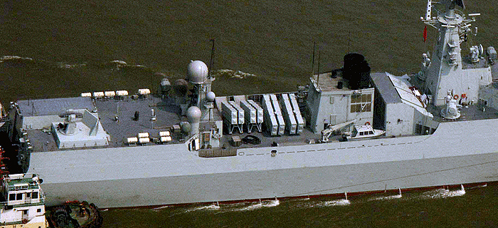 从"海上联演-2018"联合军演,看168舰并未换装导弹垂发系统