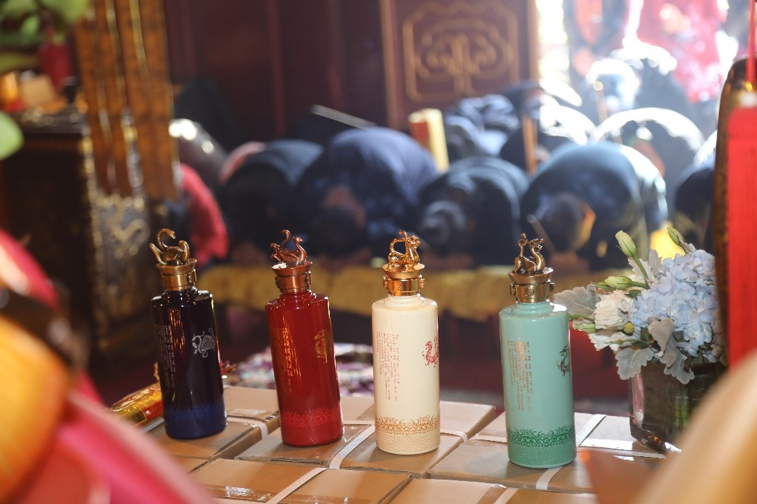 勤政殿神兽酒在北京火神庙举办隆重开光大典