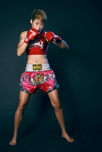 搏击女将汪柯菡炒的作玩得溜:先ko日本男将|汪柯菡|武林风|散打队