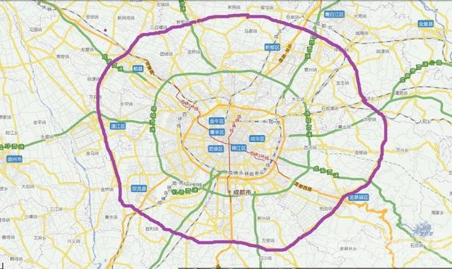 中国第2个拥有6环路的城市,网友:这是要向北京看齐?
