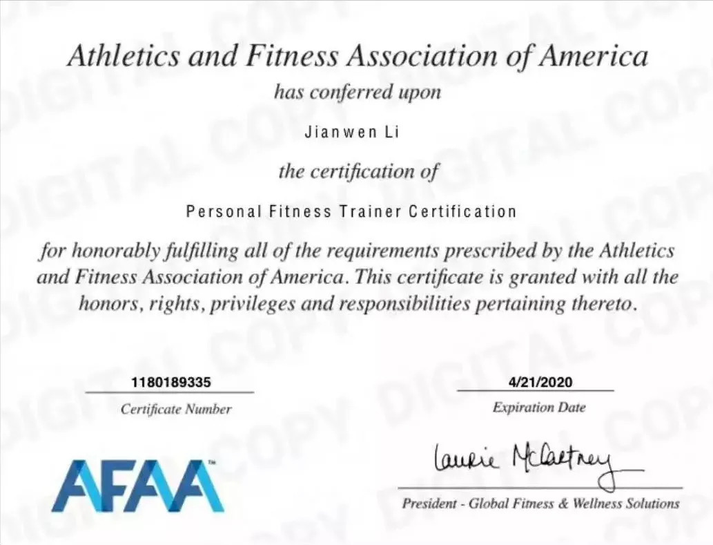 (afaa证书)和青橙建立战略合作关系对于健身房有什么帮助?