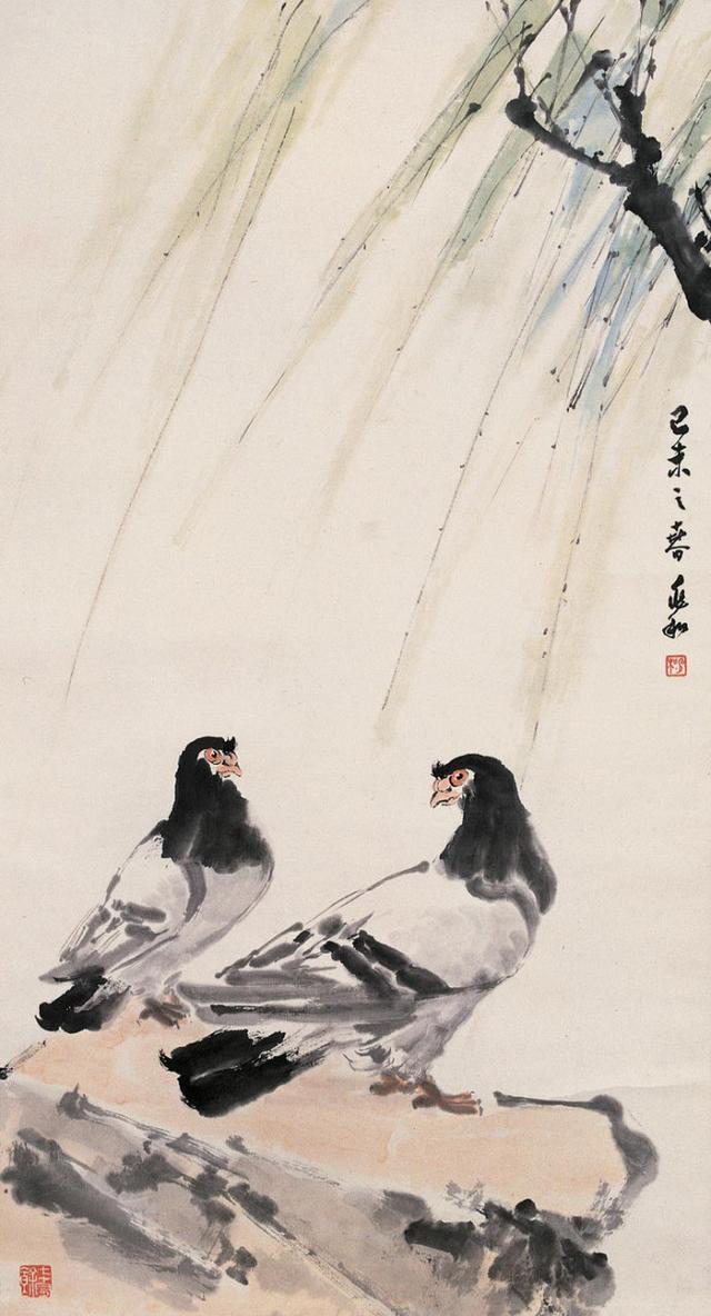 他画人是一绝,画动物更灵动!——蒋兆和作品赏析!