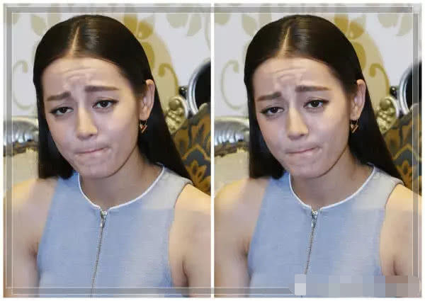 未经ps的迪丽热巴额头皱纹异常明显被她真实容颜改三观