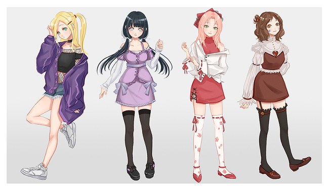 火影忍者木叶十二忍里的四大美女,你最想娶谁回家当老婆?