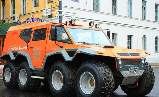 "俄味"十足的越野怪兽,高3米重4吨,油耗20l,悍马陆巡也佩服-新浪汽车