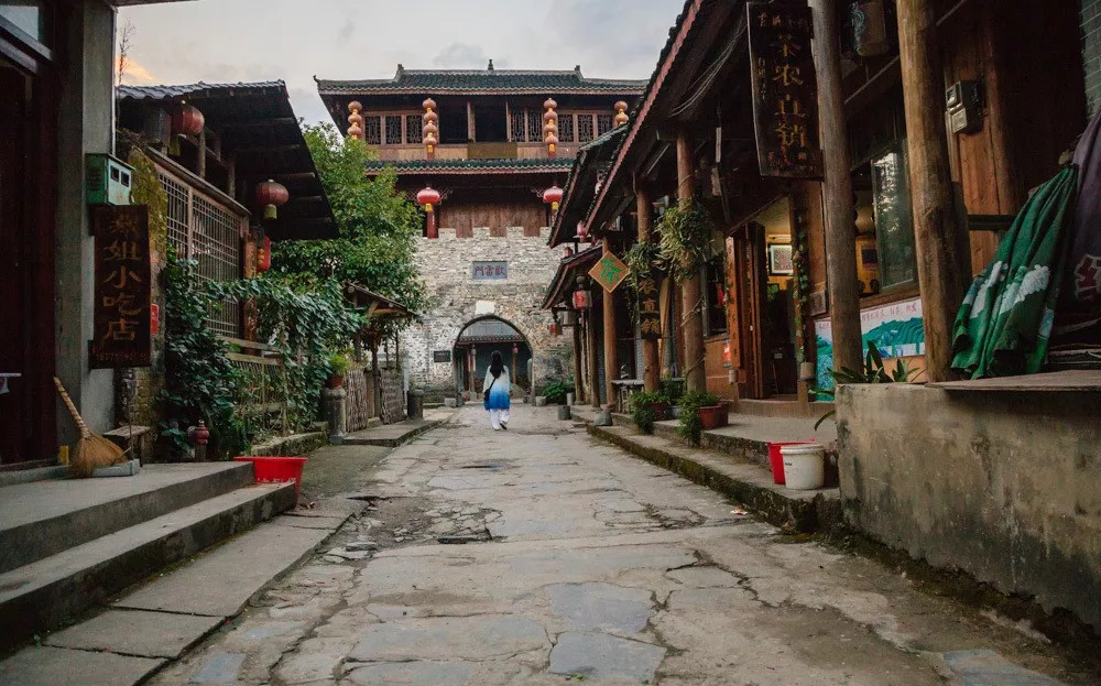 这里就是丹洲古镇,位于柳州三江县,曾经是明清两朝时期的县城所在地