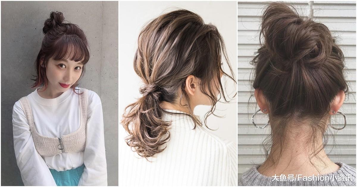 女孩短中长最简单绑发技巧,运用发夹更可爱