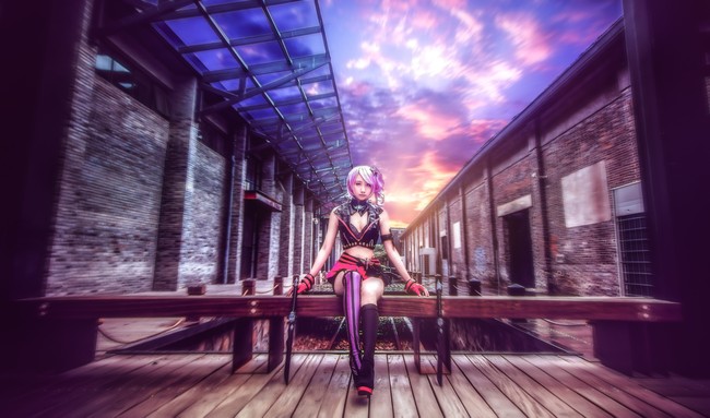 枪神纪cos御姐制服刀锋