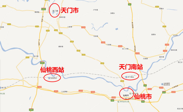 仙桃西站地图图片