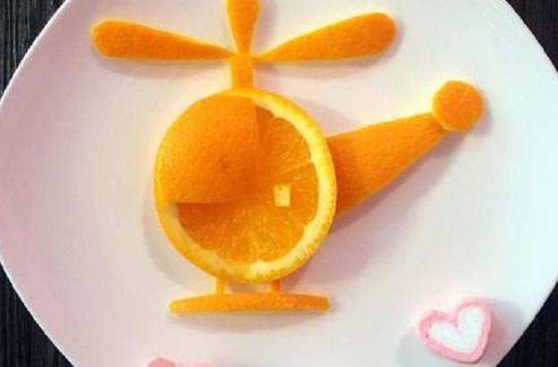 这种水果居然可以做成直升机,酷毙了!