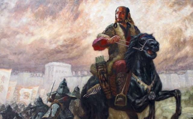 赫连勃勃是匈奴人,"五胡十六国"之大夏国的开国之君,号称"天王大单于"