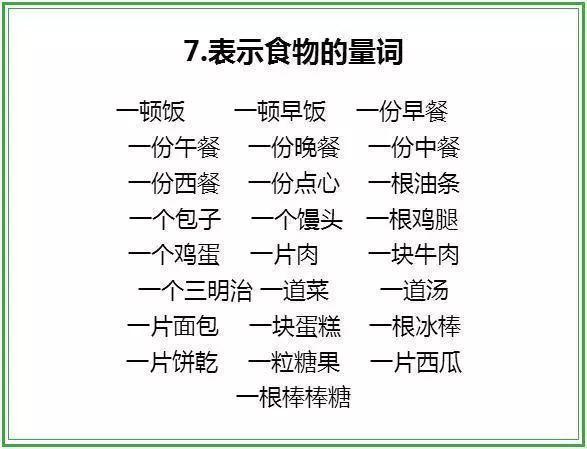 几张图,学会小学量词怎么用?|量词|小学|学会_新浪新闻