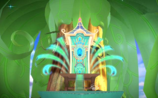 曼多拉在叶罗丽仙境使用的镜空间魔法也在暗示孔雀的真实身份