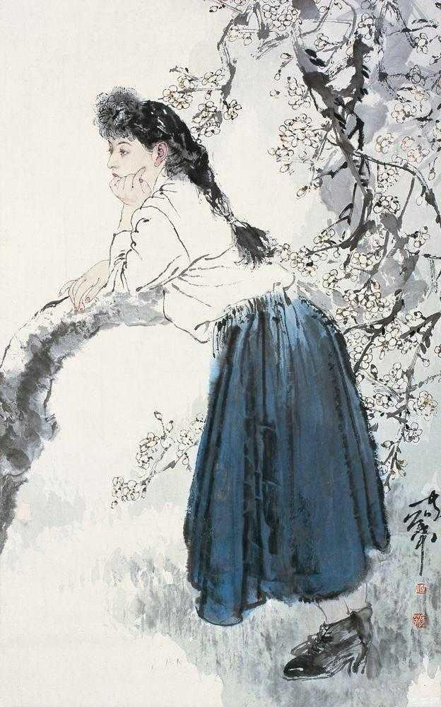 何家英的工笔画你肯定见过,纯写意呢?18张,很唯美!