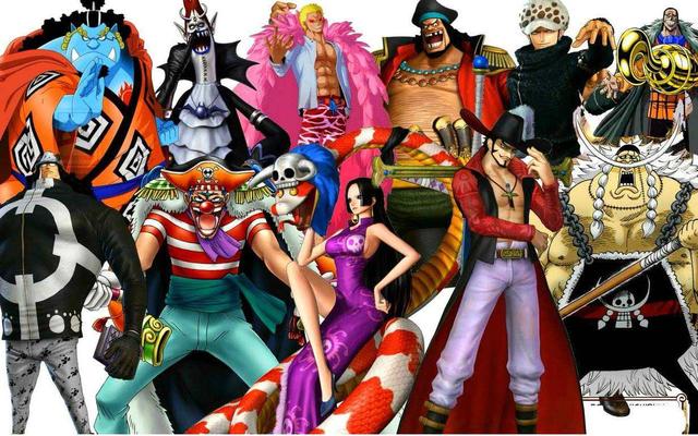 海贼王这六个组织只有一位女性3人颜值不输娜美1人实力成谜