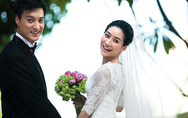 陶昕然的老公何建泽也是一名演员,显然名气没有老婆大,但是两人的爱情