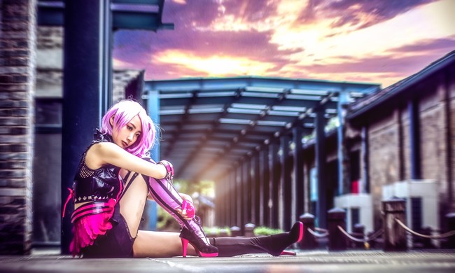 枪神纪cos御姐制服刀锋