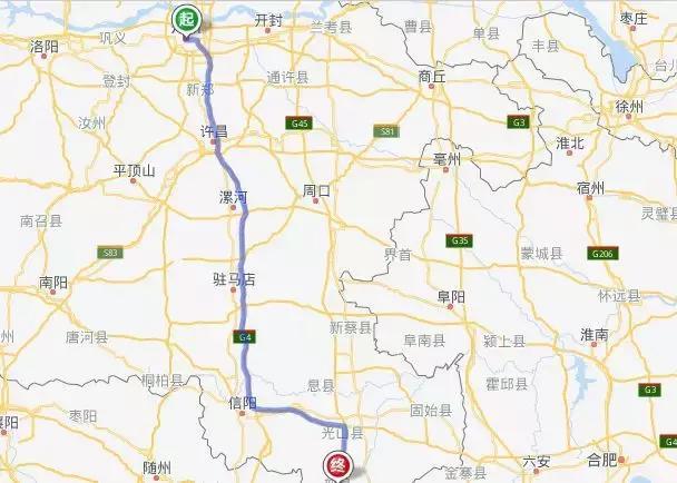 自驾路线:郑州 → 郑石高速 → 永登高速 → 许平南高速 → 大广高速