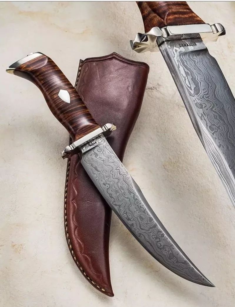 大马士革刀——莫兰作品1976年,莫兰创立了美国锻造刀匠协会(abs)