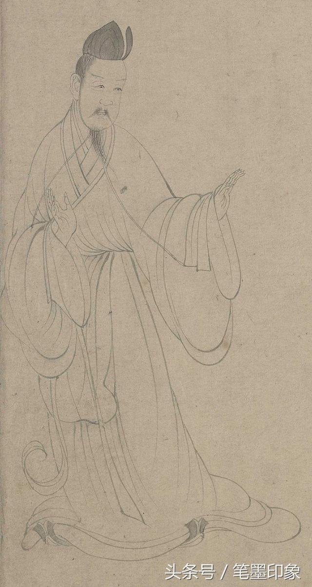 顾恺之女史箴图卷宋白描摹本珍贵