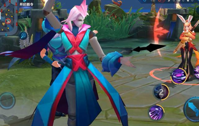 王者荣耀 庞统元歌在3d视角下还是很帅的 傀儡比公孙离高好多