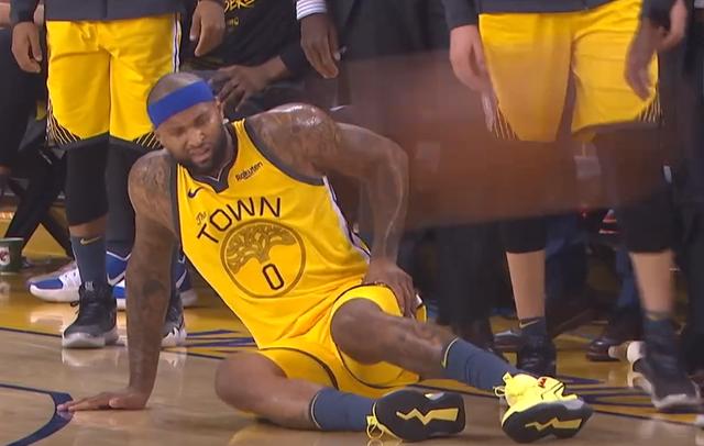 勇士队考辛斯可能赛季报销!最轻也是肌肉拉伤!