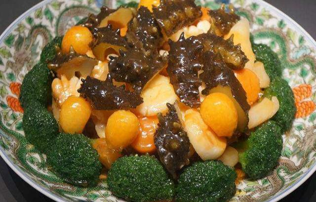 厨师教你海参最好吃的做法,海参全家福,过年有菜了