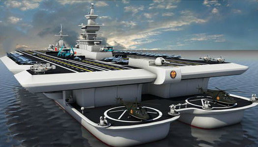 俄罗斯公布新概念航母美媒担心自家航母受到威胁