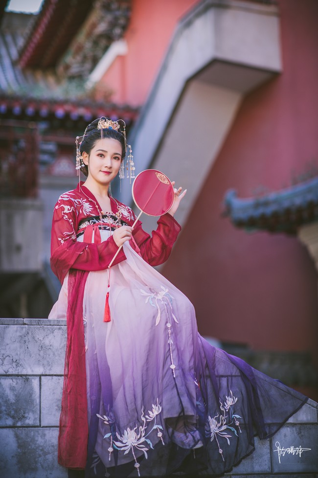 汉服教程汉尚华莲夜芙蕖2019