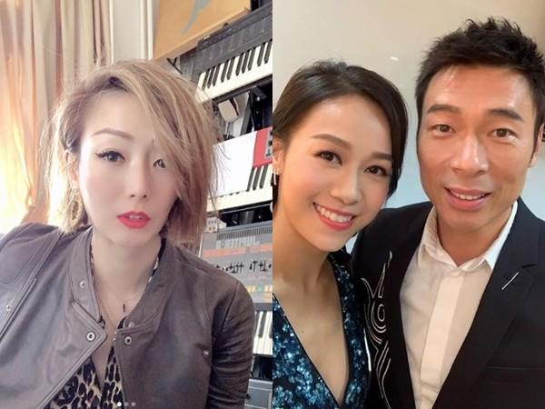 港姐女友激吻许志安 绿光罩顶的他回应了