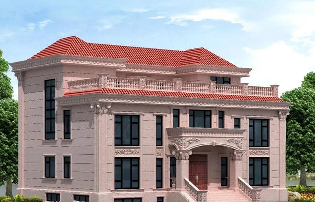 672019年新鲜出炉的石材别墅外墙设计气势磅礴华丽大气令人羡慕