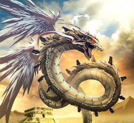 山海经记载长着两对翅膀的鸣蛇难道是玛雅人信奉的羽蛇神