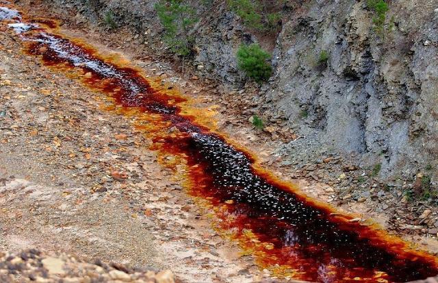 世界上最"酸"的河,能腐蚀掉所有的金属,竟有藻类在其中存活